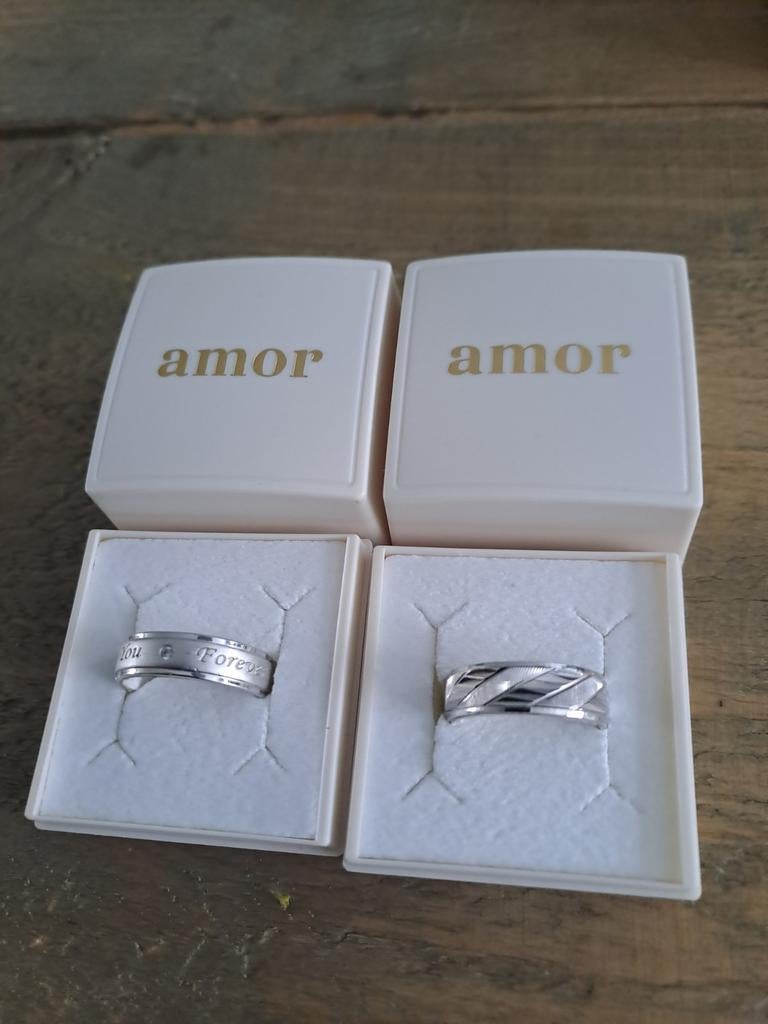 Ringen, Ophalen of Verzenden, Zo goed als nieuw, Zilver, Zilver