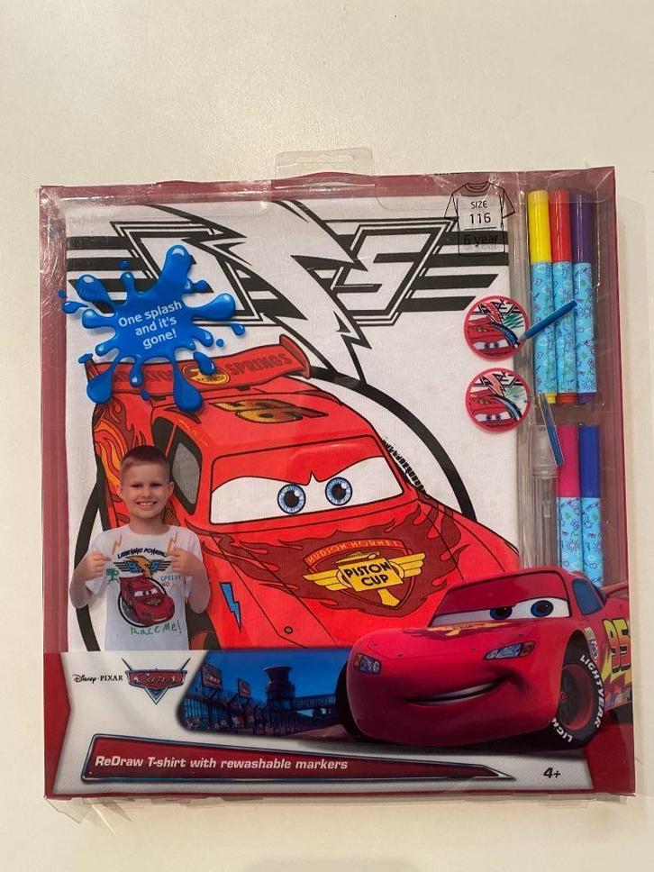 Cars teken T-shirt, Kinderen en Baby's, Kinderkleding | Maat 116, Nieuw, Jongen, Shirt of Longsleeve, Ophalen of Verzenden