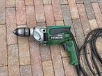 Hitachi D13VG 230V Boormachine – Krachtige boor machine, Ophalen of Verzenden, Gebruikt, 600 watt of meer, Boormachine