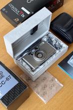 Contax TiX in doos + halfcase + 12x Fuji Nexia A200 / 40 APS, Ophalen, Zo goed als nieuw, Compact, Fuji