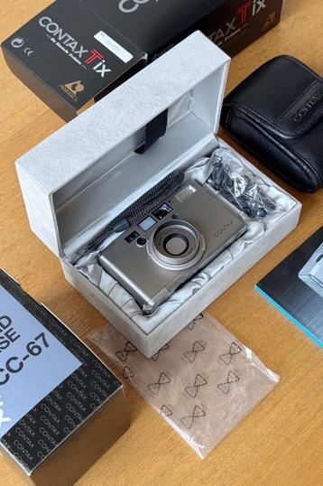 Contax TiX in doos + halfcase + 12x Fuji Nexia A200 / 40 APS beschikbaar voor biedingen