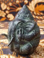 Zeldzaam antiek Oosters brons beeldje van Ganesha 9,5 cm., Ophalen of Verzenden