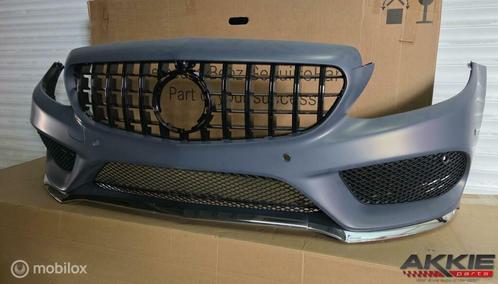 Mercedes C-klasse bumper voor amg W205 NIEUW ('14->), Auto-onderdelen, Carrosserie en Plaatwerk, Bumper, Mercedes-Benz, Voor, Gebruikt