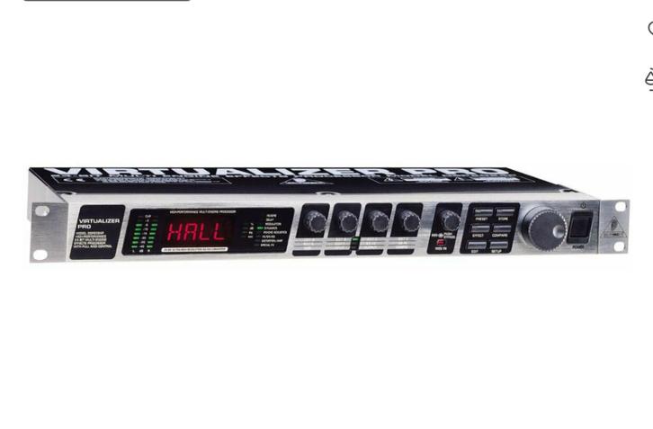 Virtualizer Pro - Multi effect - Behringer dsp2024p, Muziek en Instrumenten, Effecten, Gebruikt, Chorus, Delay of Echo, Distortion, Overdrive of Fuzz