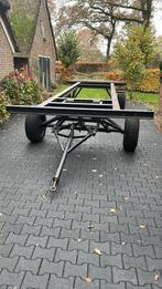 Onderstel platte kar / carnaval / landbouw / tiny house, Ophalen, Gebruikt