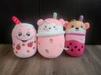 3x boba tea knuffels, Ophalen of Verzenden, Zo goed als nieuw, Overige typen