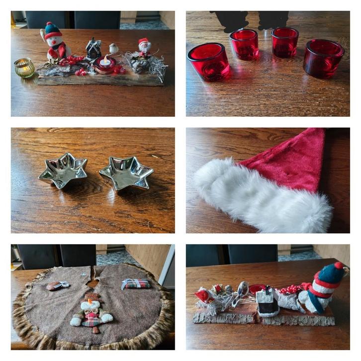 Vijf Verschillende Nieuwe/Zo goed als Nieuwe Kerst Items, Diversen, Kerst, Zo goed als nieuw, Ophalen of Verzenden