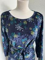 King Louie maat XL blauwe Zoe velvet dress 2672, Blauw, Maat 46/48 (XL) of groter, Ophalen of Verzenden, Zo goed als nieuw