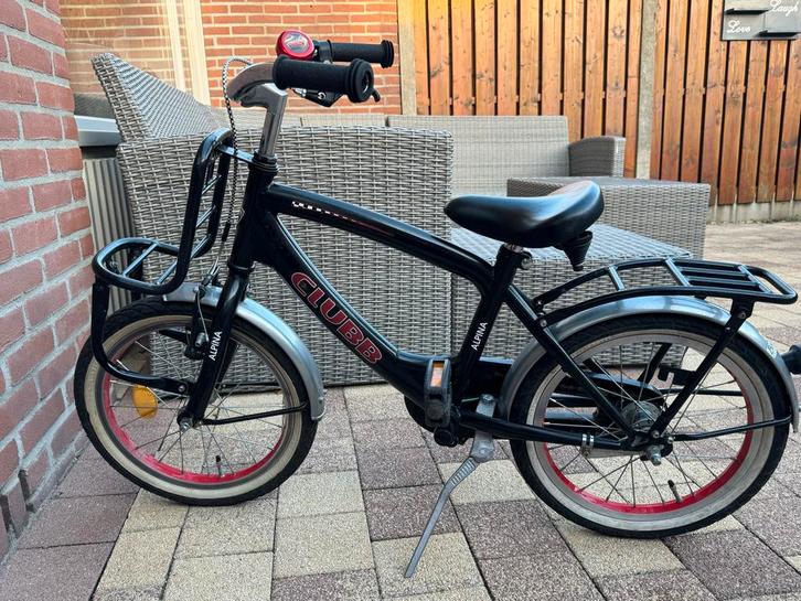 Alpina Clubb Kinderfiets 16 inch, Fietsen en Brommers, Fietsen | Jongens, Gebruikt, 16 inch, Handrem, Ophalen