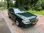 Volvo V70 2.4 177PK 2000 Groen handgeschakeld, Beige, 2000 kg, Leder en Stof, Stationwagon