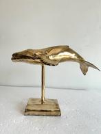 Prachtige Bronzen gepolijsde Walvis, Whale. Kunst en Design, Ophalen of Verzenden