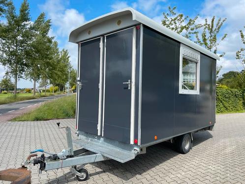 Snelverkeer schaftwagen met berging en chemisch toilet, Doe-het-zelf en Verbouw, Bouwketen en Schaftketen, Zo goed als nieuw, Ophalen of Verzenden
