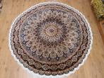 Vintage handgeknoopt perzisch tapijt tabriz rond 50raj