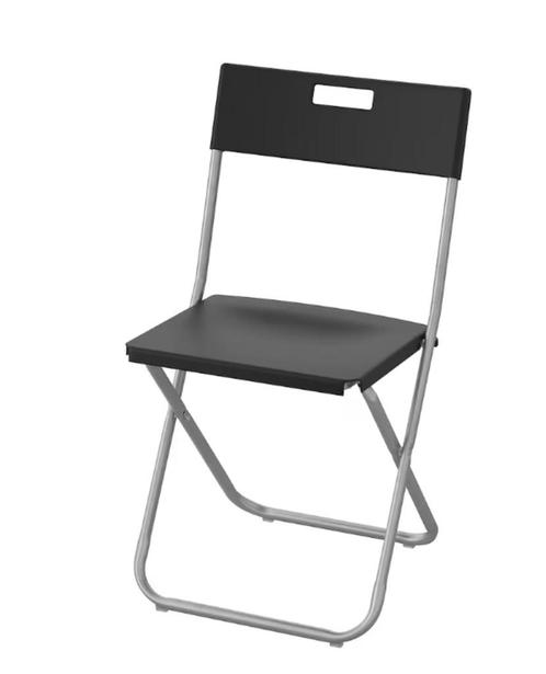 Huren | klapstoelen zwart, Huis en Inrichting, Stoelen, Nieuw, Vijf, Zes of meer stoelen, Kunststof, Zwart, Ophalen