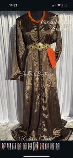 Caftan jawhara leger groen oranje, Ophalen of Verzenden, Zo goed als nieuw