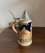 Antieke bier pul met deksel, Verzamelen, Ophalen of Verzenden, Zo goed als nieuw, Pul(len), Overige merken