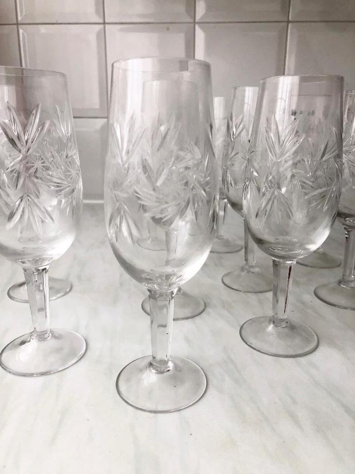 Champagneglazen, Huis en Inrichting, Keuken | Servies, Zo goed als nieuw, Overige typen, Overige stijlen, Porselein, Ophalen of Verzenden
