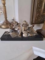 Antieke artdeco  boekensteunen pierot, Antiek en Kunst, Ophalen of Verzenden