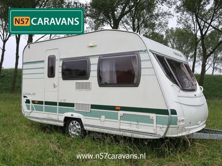 Chateau Calista 400 TZF / voortent / luifel / 1e eigenaar, Caravans en Kamperen, Caravans, Bedrijf, tot en met 4, 750 - 1000 kg