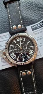 nieuw stoer horloge MEES, Ophalen of Verzenden, Nieuw, Staal, Overige merken