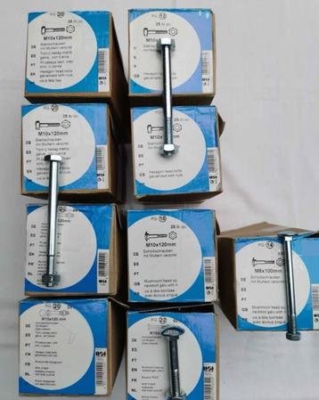  Te koop zeskant bouten en slotbouten  beschikbaar voor biedingen
