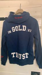 Sweater in gold we trust, Maat 46 (S) of kleiner, Blauw, Ophalen of Verzenden, Zo goed als nieuw