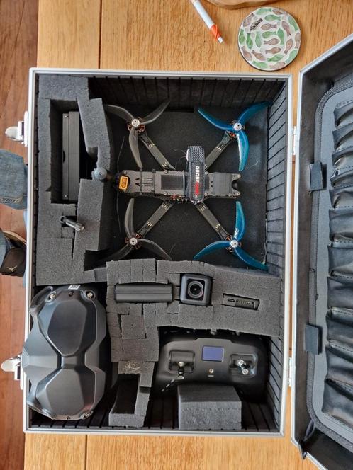 Fpv drone set, Hobby en Vrije tijd, Modelbouw | Radiografisch | Helikopters en Quadcopters, Zo goed als nieuw, Elektro, RTF (Ready to Fly)