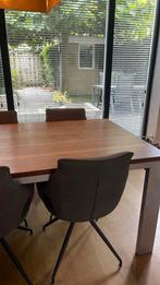 Harvink tafel, Huis en Inrichting, Ophalen, Strak, Gebruikt, Teakhout