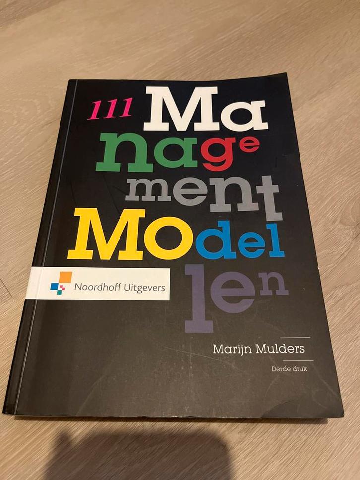 Management Modellen - Marijn Mulders, Boeken, Economie, Management en Marketing, Zo goed als nieuw, Management, Ophalen of Verzenden