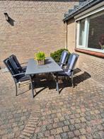 tafel met 6 stoelen. Kussens niet inbegrepen., Tuin en Terras, Tuinsets en Loungesets, Ophalen, Gebruikt