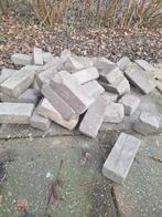 Gratis rood/geel gemêleerde klinkers (getrommeld), Tuin en Terras, Tegels en Klinkers, Ophalen, Gebruikt, Klinkers, Minder dan 5 m²