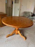 Houten Ronde Tafel - Stevig en Charmant, Huis en Inrichting, Tafels | Eettafels, Ophalen, Gebruikt, 100 tot 150 cm, Rond