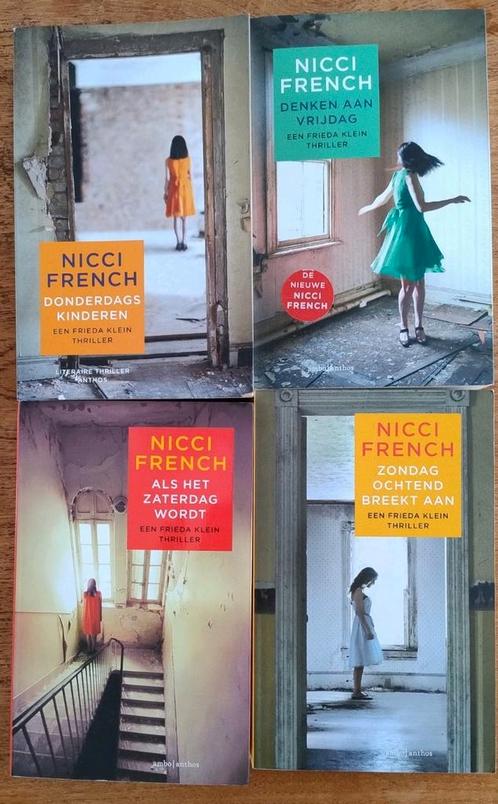 Nicci French - Frieda Klein donderdag t/m zaterdag (4 delen), Boeken, Thrillers, Gelezen, Nederland, Ophalen of Verzenden