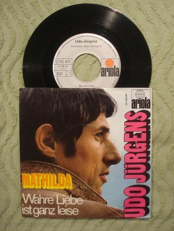 Udo Jürgens 7" Vinyl Single: ‘Mathilda’ (Duitsland) beschikbaar voor biedingen