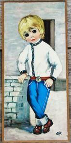 Prent van jongetje, Huis en Inrichting, Woonaccessoires | Schilderijen, Tekeningen en Foto's, Minder dan 50 cm, Nieuw, Ophalen of Verzenden
