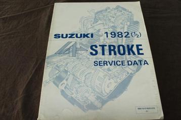 Suzuki 1982 1/2 stroke service data book beschikbaar voor biedingen