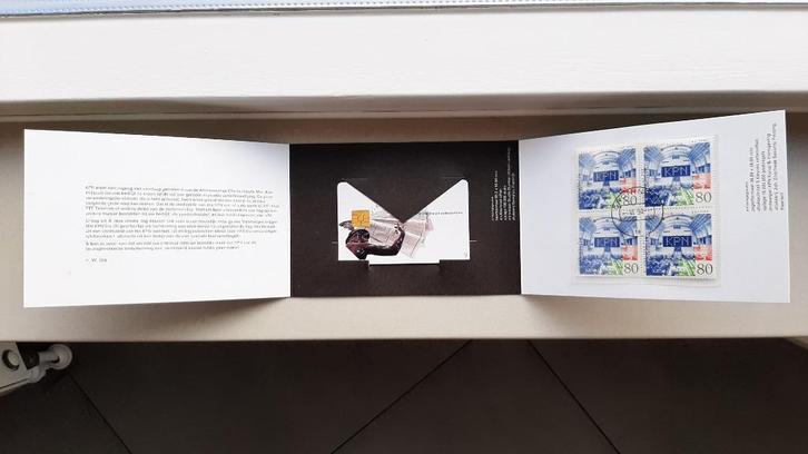 KPN naar de beurs 1994 Postzegelblok en Telefoonkaart, Postzegels en Munten, Postzegels | Nederland, Gestempeld, Na 1940, Ophalen of Verzenden