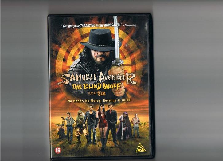 DVD Samurai Avenger Blind Wolf (Shock €8,5 incl verzendkost), Cd's en Dvd's, Dvd's | Horror, Zo goed als nieuw, Verzenden