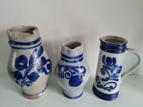3 kruiken Grès (2) en Knödgen (1), Antiek en Kunst, Curiosa en Brocante, Ophalen of Verzenden