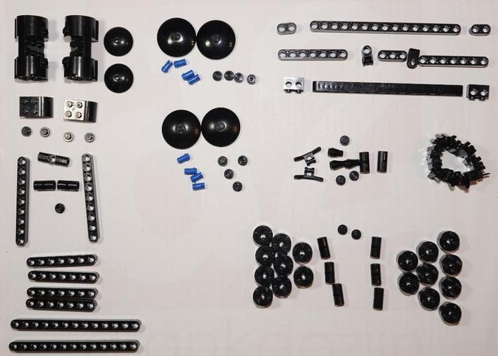 Lego Technic Accessoires 8285 Tow Truck Zwart Zilver, Kinderen en Baby's, Speelgoed | Duplo en Lego, Gebruikt, Lego, Losse stenen