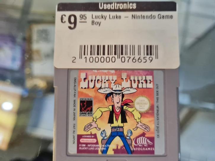 Lucky Luke - Nintendo GameBoy, Spelcomputers en Games, Games | Nintendo Game Boy, Gebruikt, Avontuur en Actie, 1 speler, Vanaf 3 jaar