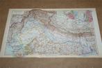 Originele oude kaart Oostindië Noordelijk oa India ca 1925 !, Boeken, Atlassen en Landkaarten, Gelezen, Ophalen of Verzenden