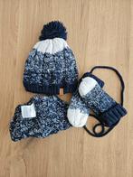 Set muts, sjawl, handschoenen maat 86-92 ZGAN, Ophalen of Verzenden, Zo goed als nieuw, Maat 86, Meisje