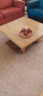 Eiken tafel , handgemaakt., Huis en Inrichting, Ophalen, Gebruikt, 50 tot 100 cm, 75 cm of meer