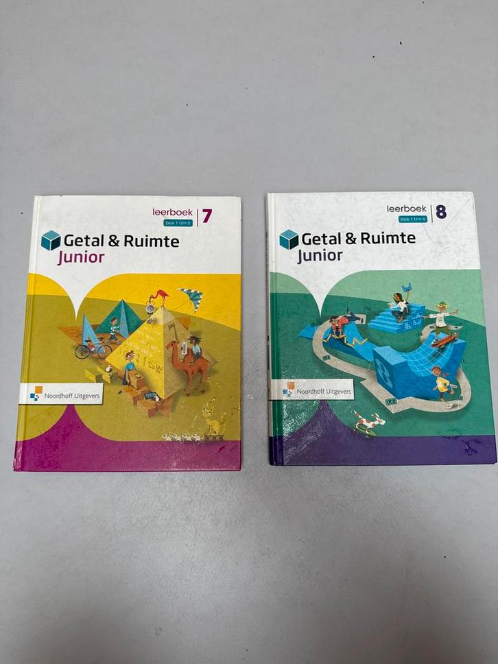 Getal & Ruimte Junior voor groep 7 & 8 - Zo goed als nieuw!, Boeken, Schoolboeken, Zo goed als nieuw, Wiskunde A, Overige niveaus
