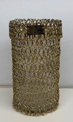 Return to Sender waxinelichthouder gouddraad gevlochten, Overige kleuren, Verzenden, Nieuw, Metaal