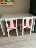 Bureau bank Ikea met stoeltjes, Kinderen en Baby's, Ophalen, Zo goed als nieuw, Tafel(s) en Stoel(en)