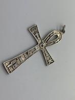 X577 Prachtige zilveren Ankh hanger, Overige voorstellingen, Ophalen of Verzenden, X, Zilver