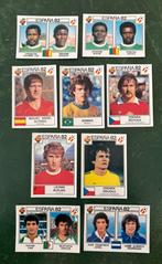 9 panini plaatjes WK 1982, Ophalen of Verzenden
