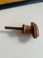 Antiek houten deurknop, Ophalen of Verzenden, Gebruikt, Overige materialen, Klink of Kruk